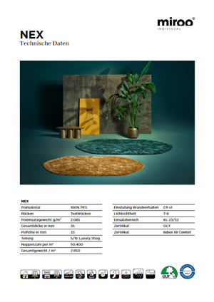 miroo Technische Daten